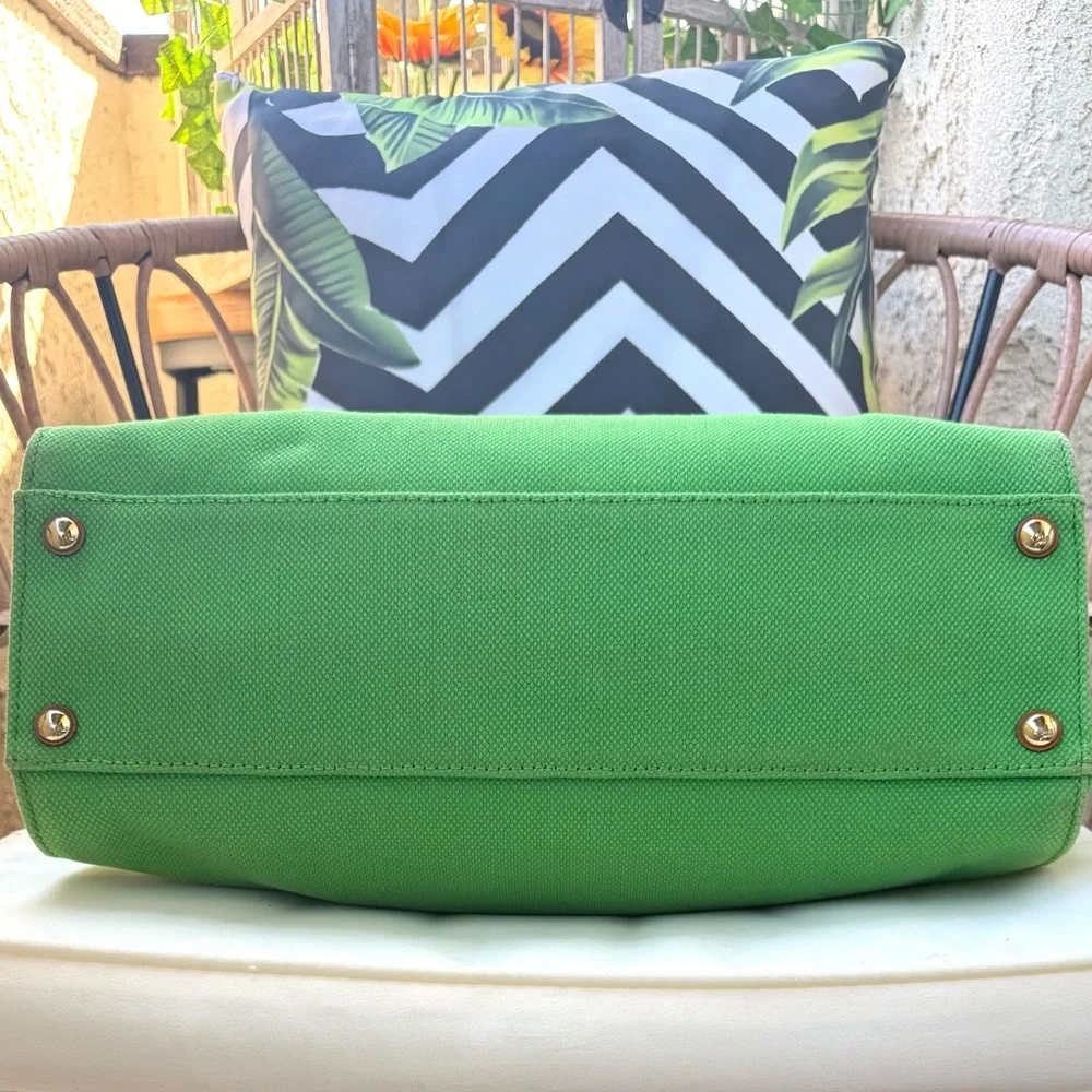 MICHAEL KORS 💚 Green Hamilton Handbag - Picture 8 of 16